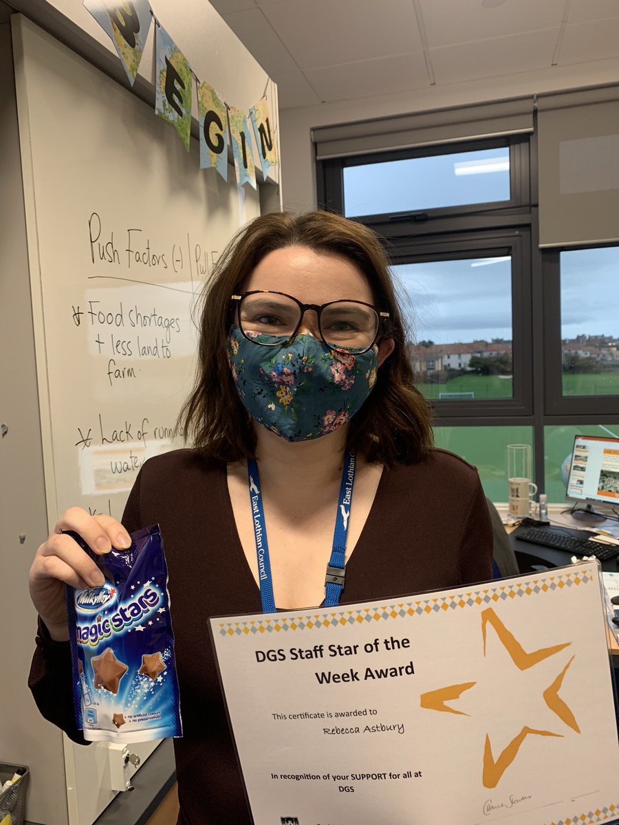 Our second staff STAR is <a href="/DrAstbury/">Dr Astbury</a> in Geography. She puts in so much effort to all she does and her enthusiasm is infectious! Her students appreciate how kind and caring she is and think that she deserves recognition for being such a great teacher #RISE 🌟