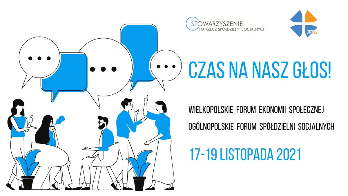 AssociatedCoops's tweet photo. Po długiej przerwie wracamy do Was z zaproszeniem na wydarzenie organizowane w formie stacjonarnej.
I to jakie!
W dniach 17-19 listopada 2021 roku w Licheniu Starym odbędzie się 📌Ogólnopolskie Forum Spółdzielni Socjalnych oraz
📌Wielkopolskie Forum Ekonomii Społecznej. https://t.co/CyEmSyMJER