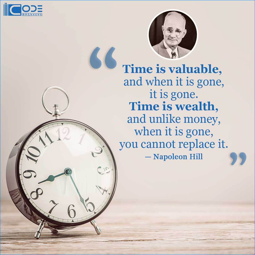 icodebreakers1's tweet image. Lots of people wait around &quot;for the right time&quot;. People don&apos;t know that there is no such thing as a right time. Time is never right nor wrong. The only negative factor of time is that you can lose it and the only positive factor of time is that you can seize it
#FridayMotivation