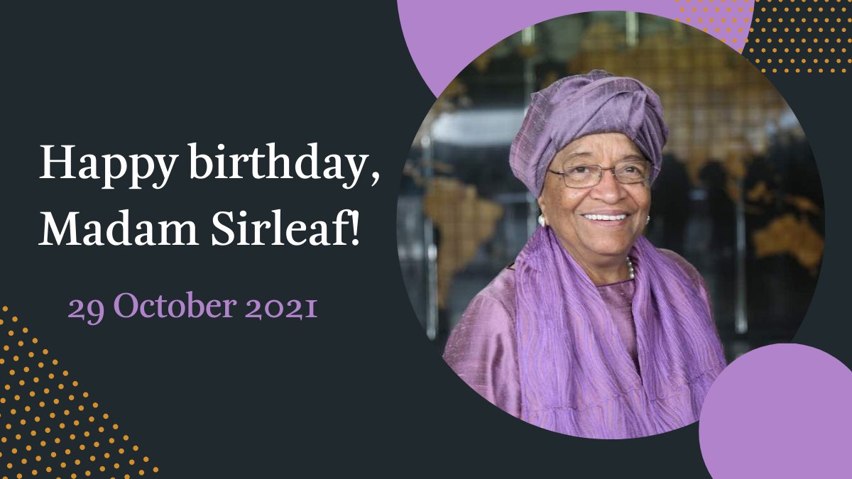 Today, we are thrilled to celebrate the life and achievements of former President @MaEllenSirleaf – one of the most inspiring and accomplished #womenleaders of our time.