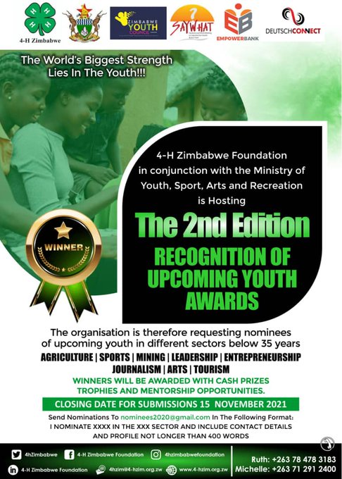Do not forget to take part in identifying pacesetters in the community.