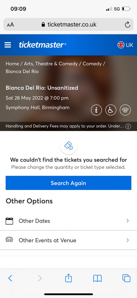 LittleLoveridge's tweet photo. @TMFanSupport I’m trying to book tickets but keep getting this since 9am when they opened. I got some at one point but then it errored and I lost them. Help?! https://t.co/7b1kGSydVV