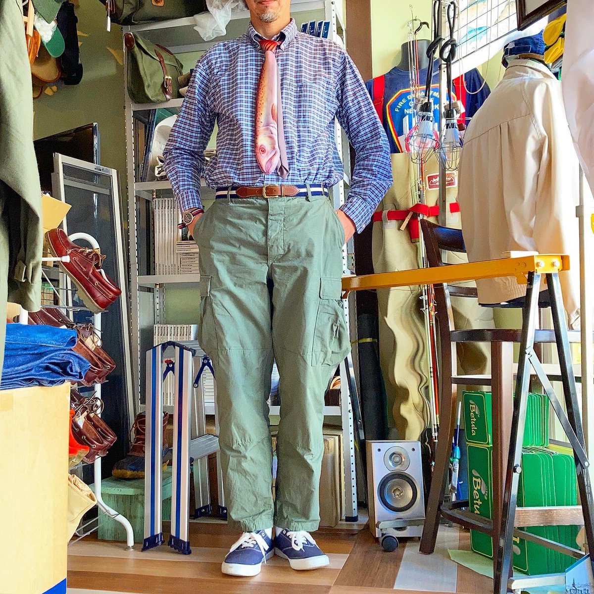 azumashoutenkyo's tweet photo. 東商店
FISH
+
PROPPER
久しぶりの
RALPH MARLIN
PROPPER
BDU TROUSER
¥8,360税込
#東商店 #山科 #山科洋服 #京都 #kyoto #セレクトショップ
#shirt #jpress
#tie #ralphmarlin
#pants #propper
#shoes #sperry
#ivy #preppy #rugged #dadsstyle #mensclub
#kingsalmon #walleye #freeandeasy https://t.co/MFDGNQfGfU