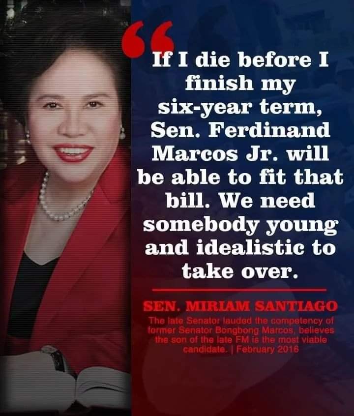 Calling the Marcos loyalist bobo but y'all forgot that the 'Iron Lady' of the Philippines supported Marcos
 #BringBackMarcos