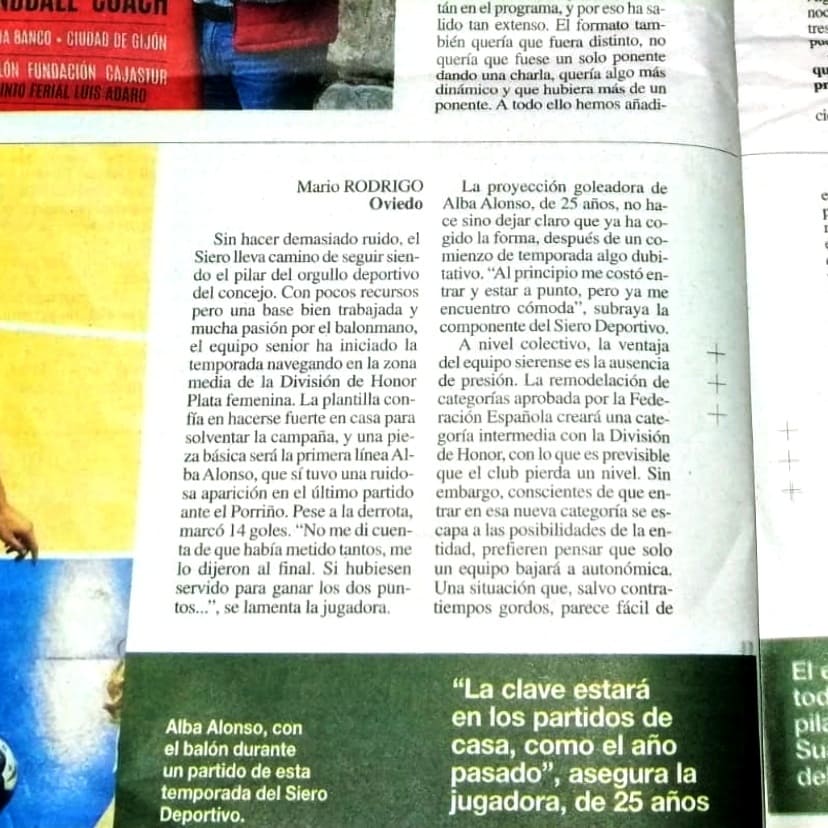 Siero Deportivo Balonmano tweet media