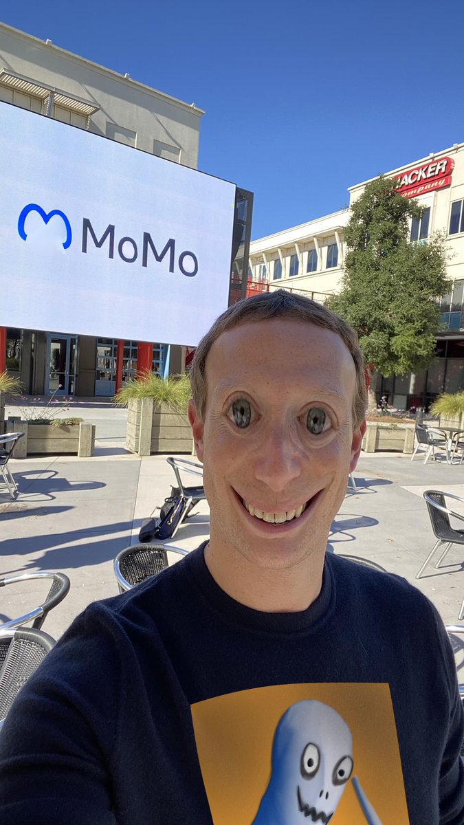 Facebook changes its name to MoMo in major rebrand 😅😂

opensea.io/collection/mom…

#meme #NFT #NFTcommuity #nftart #NFTs #NFTartist #NFTcollections #Metaverse #OpenSeaNFT