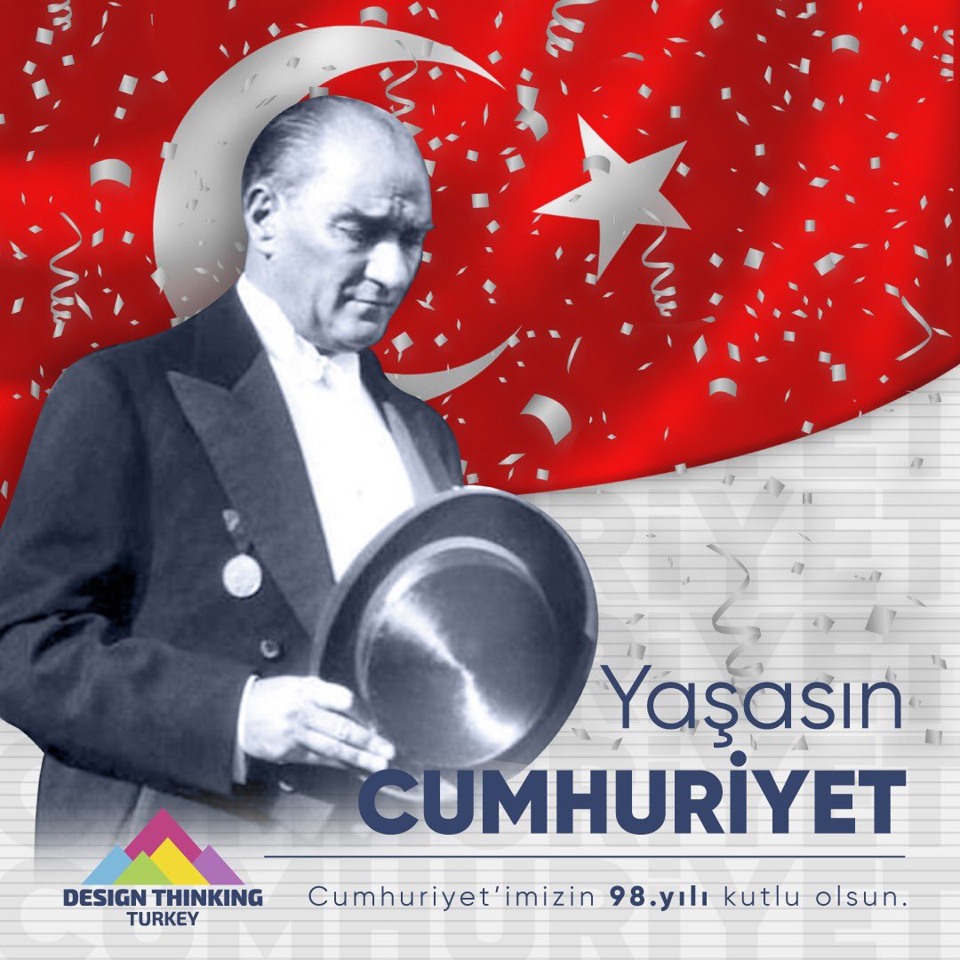 mehmetguneritr's tweet photo. #29Ekim #CumhuriyetBayramı #DesignThinkingTurkey https://t.co/jHET8mGFgF