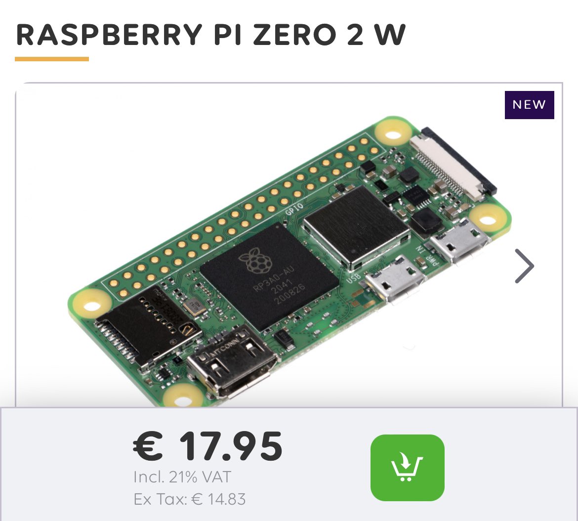 nohaynovela's tweet photo. I bought one of these to run a “Boss-Twitter-answering-bot” - Boss. #bosschain #CRO #RaspberryPiZero2W #FFTB https://t.co/EaMigwrJeC