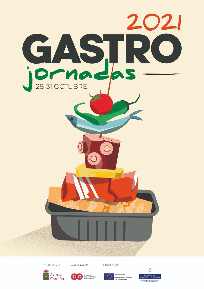 AdicapAsturias's tweet photo. ���#gastrojornadas #CandásTeDeLaLata 🥫
📆Desde Jueves, 28 a Domingo 31 de Octubre inclusive
🏤Visita en Ortiz 1ª edición del Salón Gourmet #entrelatas
📌Promueve #AyuntamientodeCarreño
👉Financia Fondo Europeo Marítimo y de Pesca🐟#FEMP
ℹ️ https://t.co/w5oFqdrMOO https://t.co/x3i7jc2Lb9