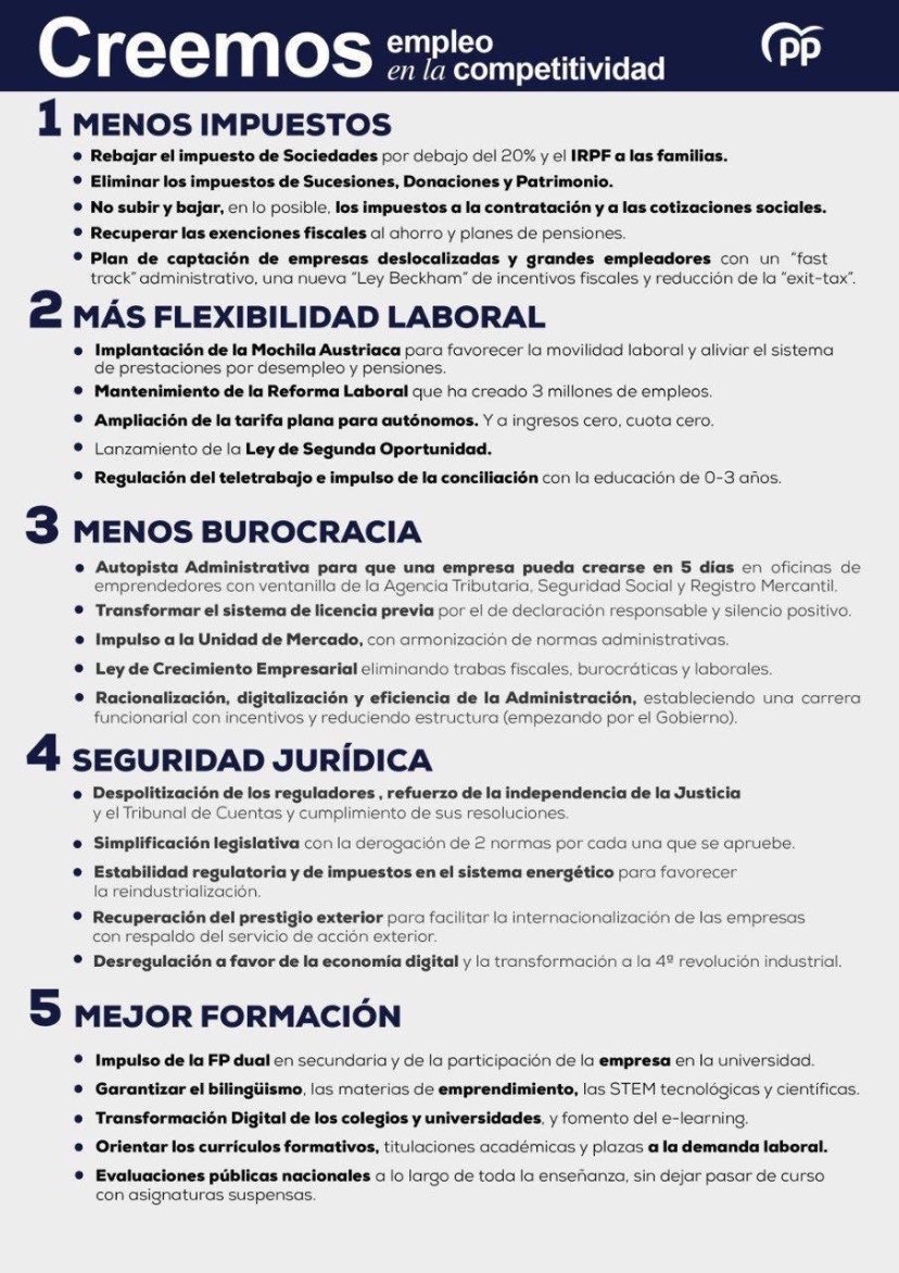 pablocasado_'s tweet photo. El PiB confirma nuestras advertencias: la economía va mucho peor de lo que trata de engañarnos Sánchez.

Urge hacer reformas estructurales para bajar impuestos, flexibilizar el mercado laboral y reducir la burocracia y el despilfarro.

Hay alternativa a este desgobierno radical👇🏻 https://t.co/6FOHjpg3vU