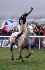 MikeWass2's tweet photo. OTD 1983 Desert Orchid (Colin Brown) won for the first time, when he beat Lucky Rascal by 20 lengths in a Novice Hurdle @Ascot. Dessie's brilliant 34-win career included King George VI Chase x 4, Cheltenham Gold Cup &amp; 🇮🇪  Grand National. 🏇#RacingMemories #EquineLegend https://t.co/gHgox0A2H9