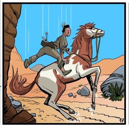JCRosa18's tweet photo. Hoy no tendremos nueva entrega de #greenbullets en #faneo debido a la sobrecarga que supone dibujar tantos caballos, pero el próximo viernes volveremos a la carga con el nuevo y sorprendente capítulo. https://t.co/1bvS299mF4