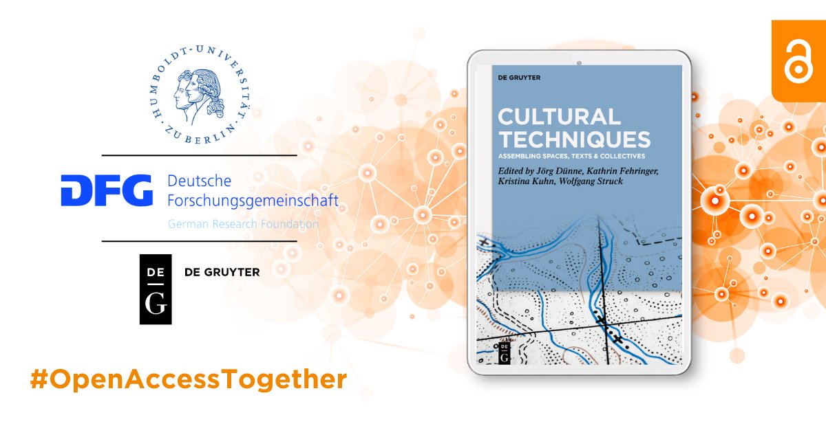 degruyter_cult's tweet photo. Thank you, @dfg_public and @HumboldtUni, for making the #OpenAccess publication of "Cultural Techniques" possible!

🔗https://t.co/iZQS7jcoi0

#OpenAccessTogether
#OAWeek https://t.co/FBkgHo4x0J