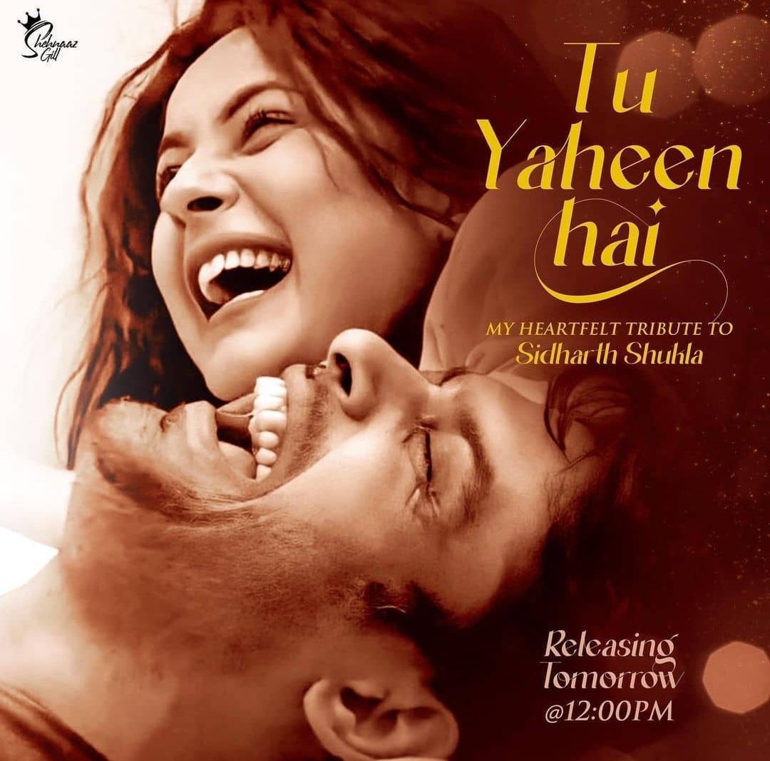 BinduKanwar6's tweet photo. Smily face poster, but when I heard this song ........... 
I can't express bcoz every #sidnaazian #shehnaazian #sidheart knows that pain
Tu yaheen hai.... ✨💫
#ShehnaazGill #SidNaaz #SidHeart #SidharthShuklaBBKing https://t.co/hePo0VQ2kD