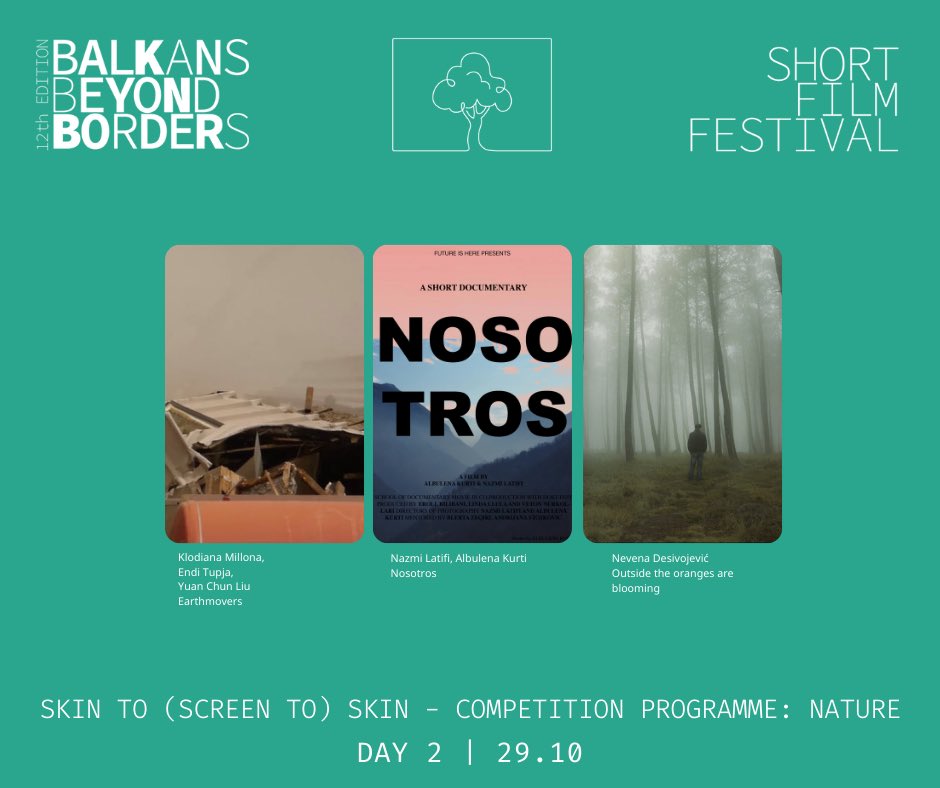 BalkansBB's tweet photo. #12thBBBShortFilmFestival

Join us in Kosovo 🎉

📆Day 2 

🎬Programme https://t.co/gqGCxQgmep