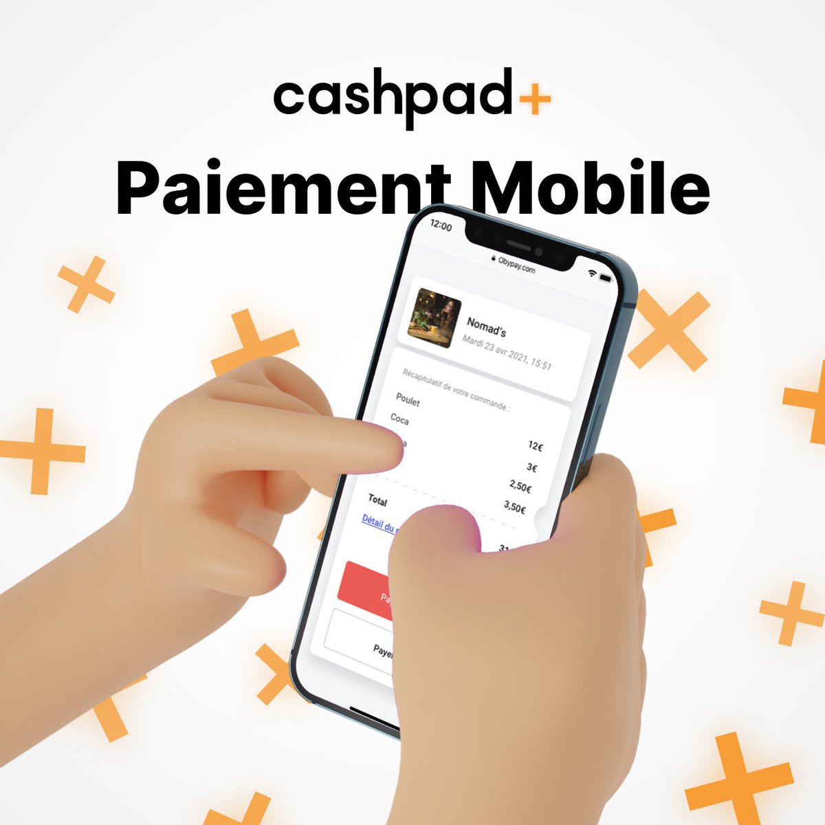 Répondez aux nouveaux usages en offrant à vos clients un parcours optimal, 39% des consommateurs sont prêts à utiliser leur téléphone pour payer lorsqu’ils sortent au restaurant. 

cashpad.io/produit/cashpa… 
#paiement #digital #mobile