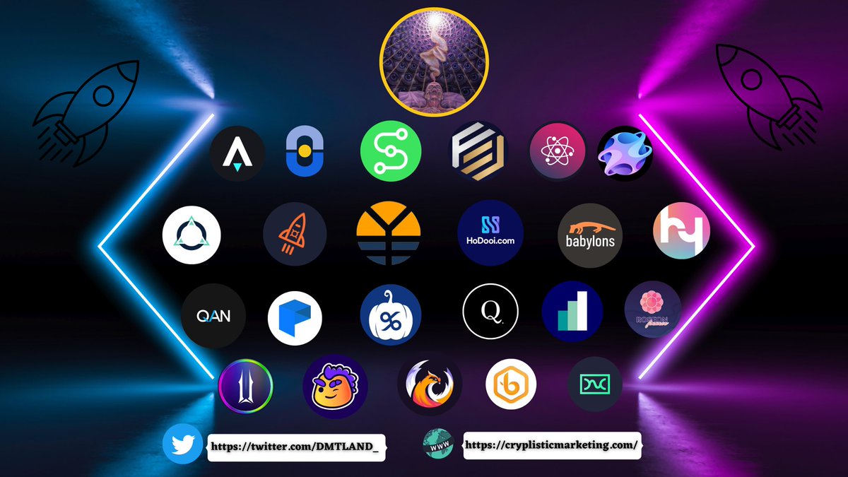 DMT eyes open for this projects 👀
1. $ATLAS (<a href="/staratlas/">Star Atlas</a> )
2. $UREEQA (@UREEQA_Inc)
3. $SWASH ( <a href="/swashapp/">Swash</a> )
4. $FRM ( <a href="/FerrumNetwork/">On-chain AI</a> )
5. $IONX (<a href="/DefiNft/">Charged Particles</a> )
6. $RVF (<a href="/RocketVault_/">Rocket Vault now ▶ RocketX ($RVF)</a>)
7.. $NTVRK (@NetVRk1)
8. $NIOX (<a href="/AI_Autonio/">Autonio</a> )
9. $PLE (@plethori )
10. $QRX (@QuiverX5)
More👇🏻