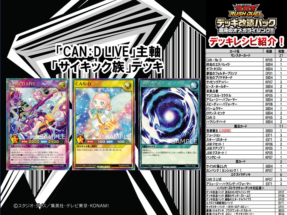 遊戯王ラッシュデュエル デッキ CAN:D ベースデッキ 遊戯王ラッシュデュエル デッキ CAN:D ベースデッキの通販