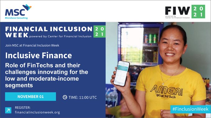 GrahamANWright's tweet image. Is #FinTech a silver bullet for #financialinclusion? 
Why do so many FinTech struggle to reach low income people?
Join a stellar lineup panel discussion on 1st Nov. 
Register 👉 bit.ly/3pKBhmO  #finclusionweek 
@CGAP @gatesfoundation @IFC_org @CNTR4growth @MastercardFdn