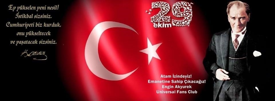 #29Ekim #Cumhuriyet Bayramımız Kutlu Olsun. Teşekkürler Atam...