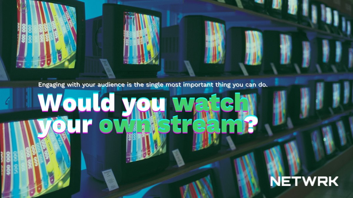 adlabgg's tweet photo. Would you watch your own stream if you found it?
Why, and why not? Double down on what makes you say yes, and change what makes you say no?
#SupportSmallStreamers #streamers #honesty #tipsforsmallstreamers https://t.co/q38hT79rzI