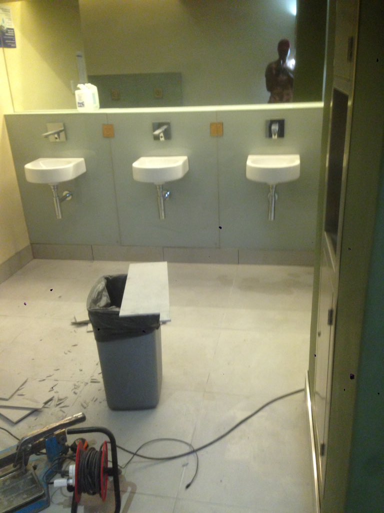 mike_hmc's tweet photo. Renovating and revamping the Stellenbosch University restrooms #Rollingprojects https://t.co/E91ccaBhYn