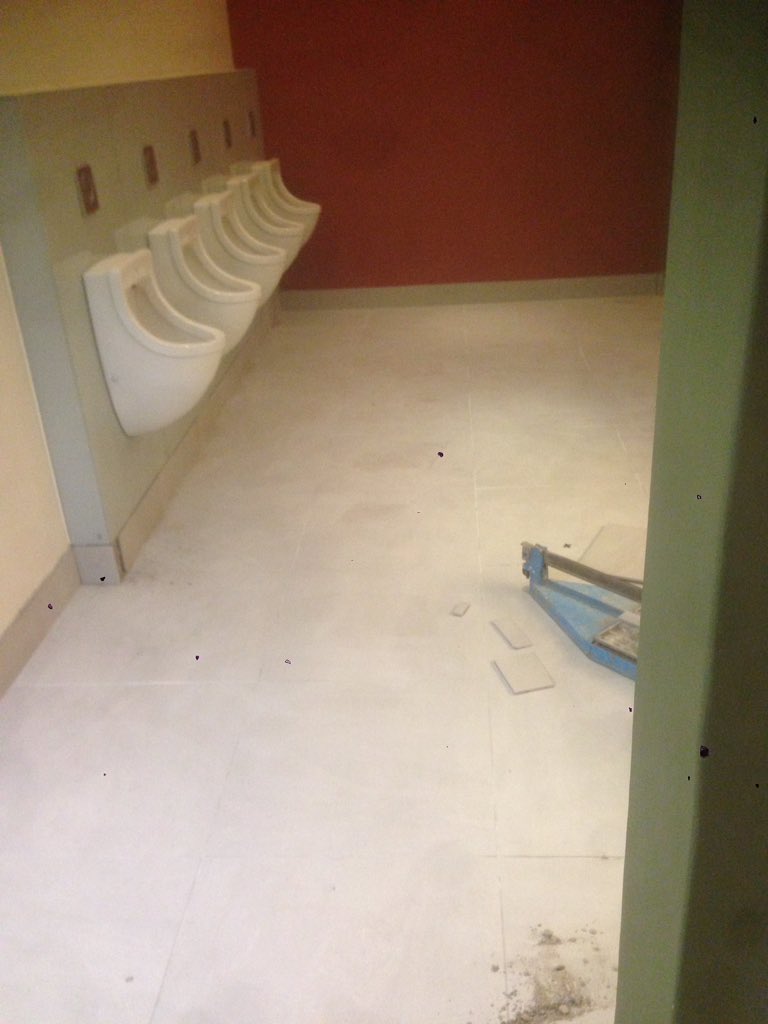 mike_hmc's tweet photo. Renovating and revamping the Stellenbosch University restrooms #Rollingprojects https://t.co/E91ccaBhYn