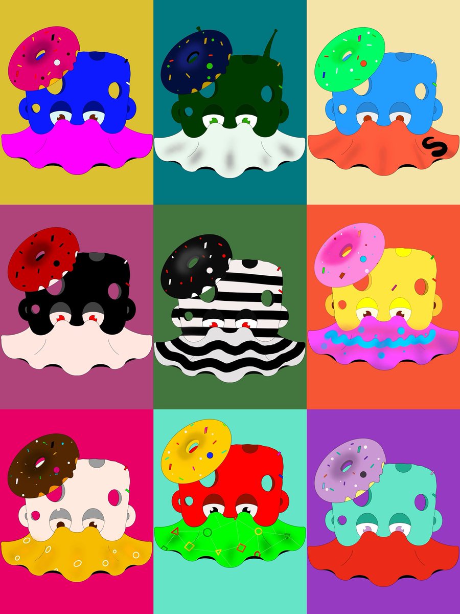 I really like eating donuts with squid.🐙🍩   

SquidDo♥️

opensea.io/collection/squ…

#NFTTHAILAND #NFTCommunity #NFT #NFTartist #cryptoartist #NFTcollection #nftcollector #OpenSeaNFT