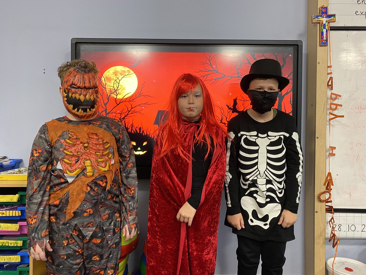 Can you guess who’s behind each costume? 🤔🎃