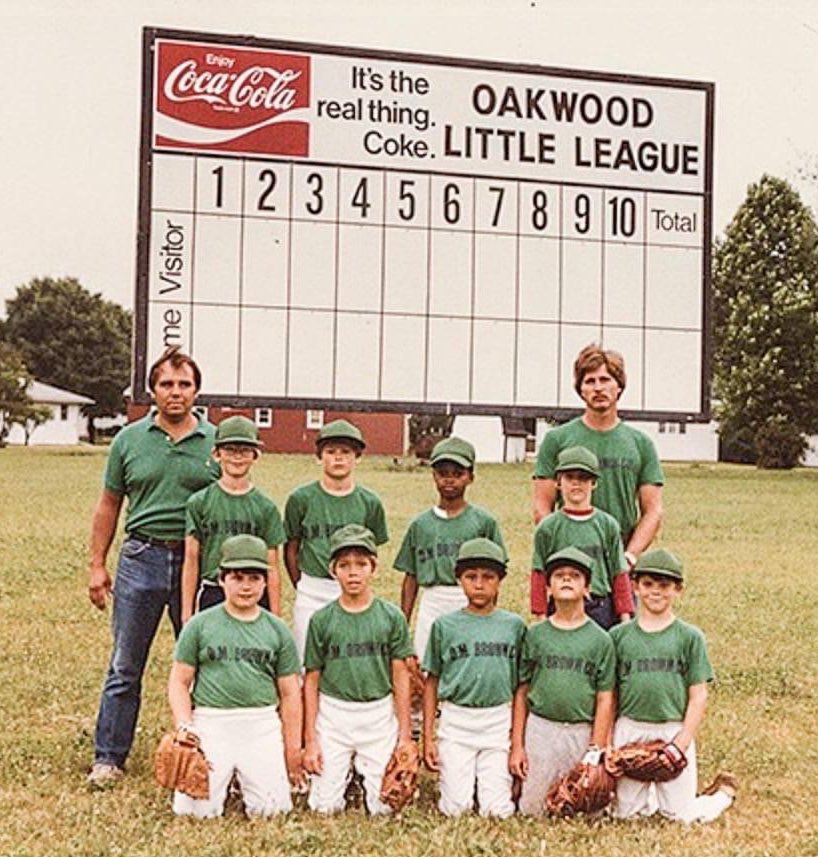 Super70sSports's tweet photo. It’s good to know Derek Jeter’s Little League coaches looked exactly like everyone else’s in the 80s … https://t.co/hBH7r9GuWm