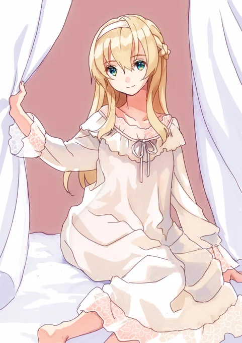 お題箱から、ネグリジェのウォー様 #艦これ 