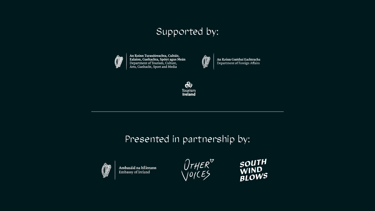OtherVoicesLive's tweet photo. You can set a reminder + watch the show live here: https://t.co/6YHldEGVMn
Thanks to the @DeptCulturelRL + @dfatirl + @TourismIreland for making #OVLondon possible. https://t.co/IU2CvpLQcj