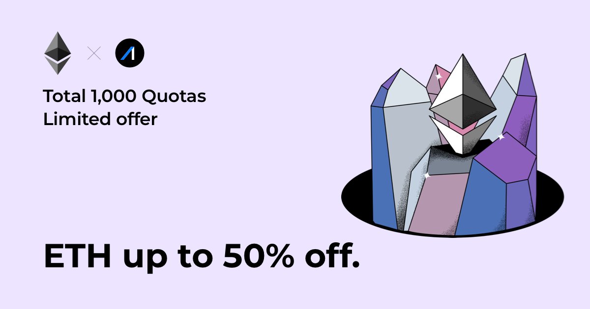 AAXExchange's tweet photo. Once again, #AAX is more than happy to offer our beloved users a 50% discount on #ETH purchases. Applicable for the first 1,000 participants.

⏲️10 AM October 29 - November 10, 2021 (UTC)
📍Retweet, @ 3 friends and fill in the form in the link below:
https://t.co/WaSH19Bh3X https://t.co/WcSlwA8MGg