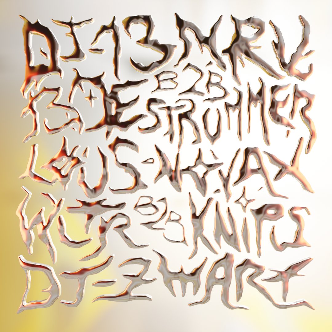 sale crossover ce soir avec le frère <a href="/BoeStrummer/">Boe Strummer</a> ⚔️ !
Ça se passe à Ghent en Belgique 🇧🇪 au Minus One aux côtés de dj zwart, KN1PS, WLTR, NOVAX et LOUS !
Merci à la clique Nooit Meer Naar Huis &amp; Burenhinder ✨