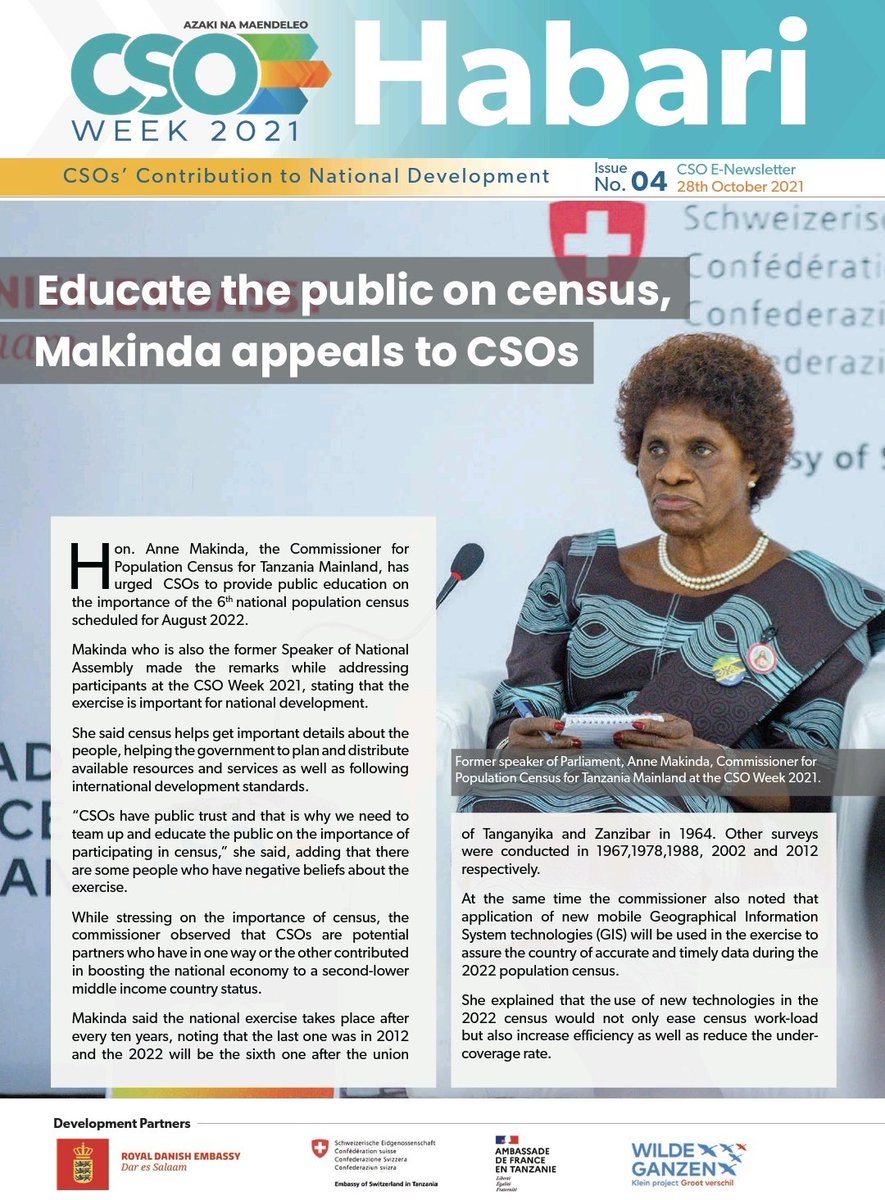 Semkae's tweet image. Extra! Extra! Toleo lingine la #WikiYaAzaki2021 #CSOWeek2021