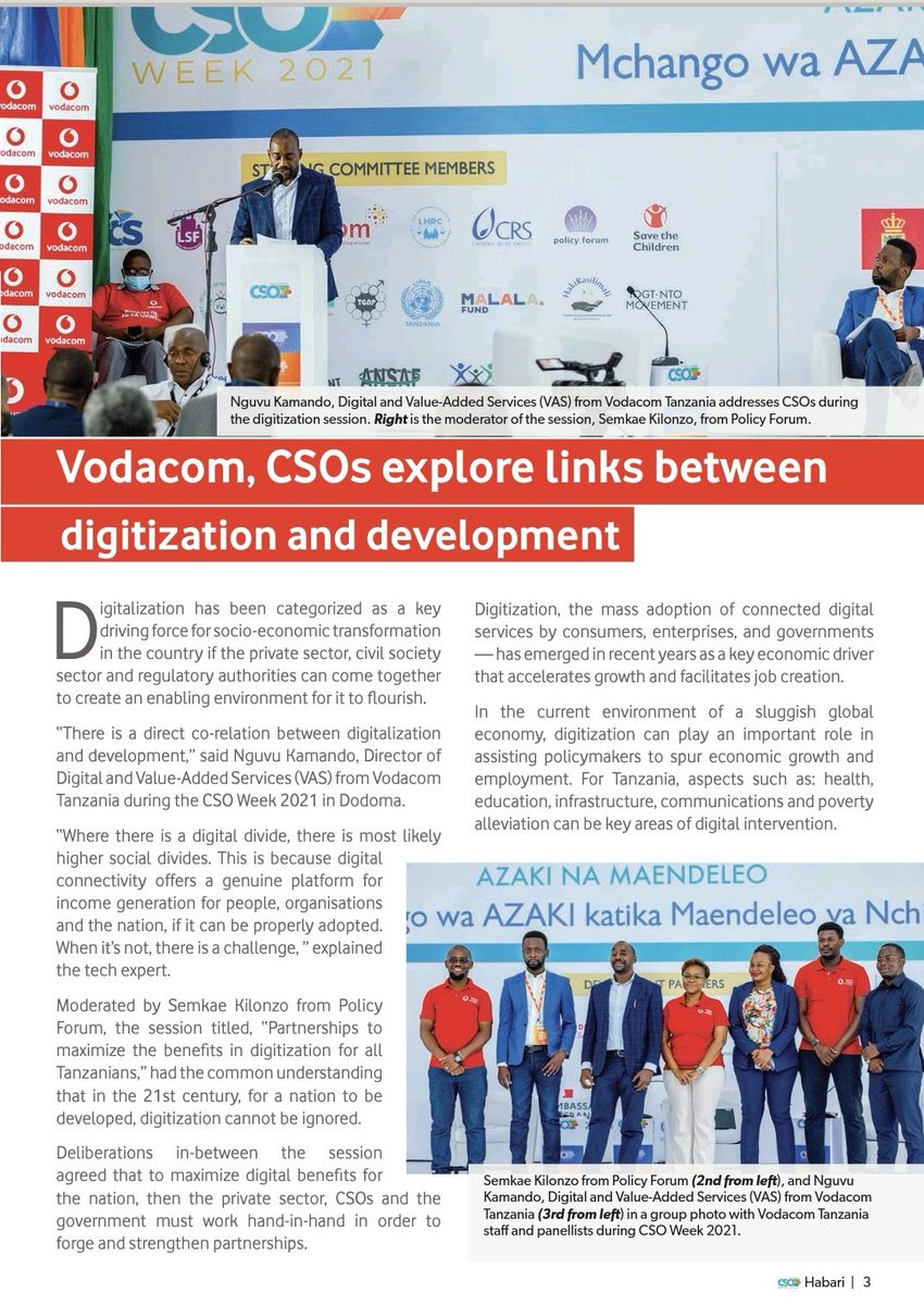 Semkae's tweet image. Extra! Extra! Toleo lingine la #WikiYaAzaki2021 #CSOWeek2021