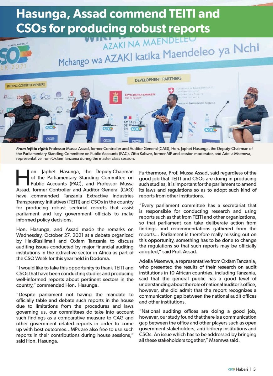 Semkae's tweet image. Extra! Extra! Toleo lingine la #WikiYaAzaki2021 #CSOWeek2021