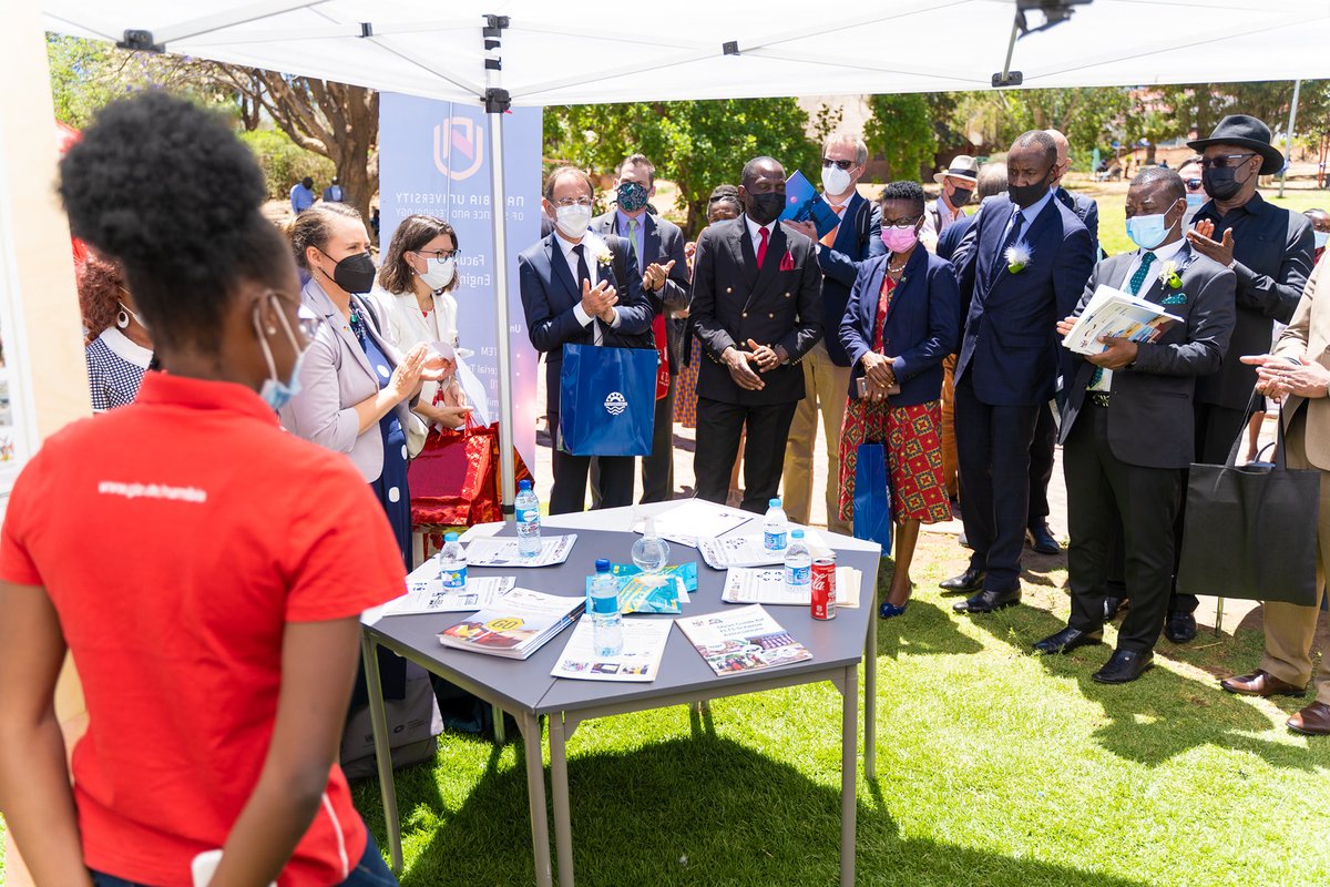 movewindhoek's tweet photo. The end of 30 years of German-Namibian cooperation in the transport sector since the country gained independence in 1990.
It was touching, yet celebratory mood in the Zoo Park Amphitheatre on 22 October as stakeholders in the transport sector came together https://t.co/xqwyMX8XCB