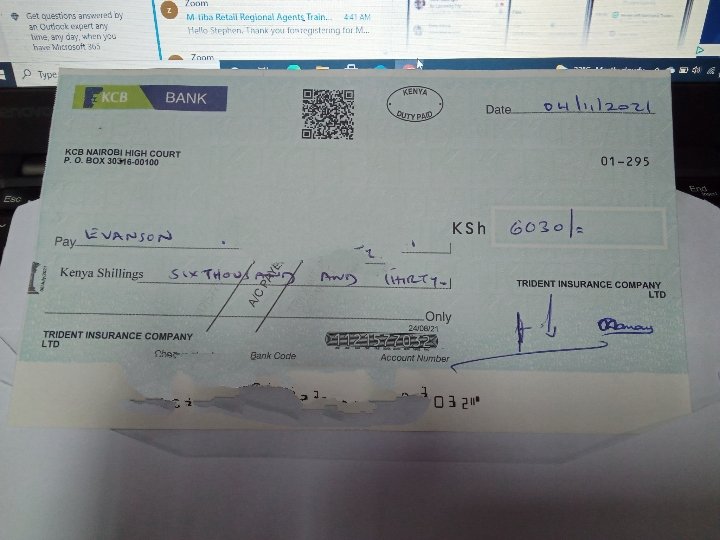 EmkaysInsurance's tweet photo. Things we take pride in. Timely claim settlement. This is a windscreen refund cheque to our client. #SaferTogether https://t.co/kjYl09lU8Q