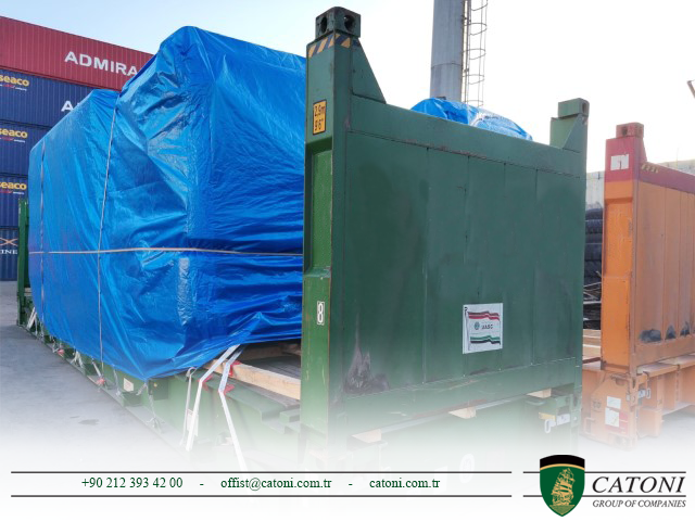 CatoniGroup's tweet photo. We organized the pre-carriage and lashing of 2 vehicles on the 40’Flat Rack container then shipped by a container liner service from Turkey to Vietnam. #catonigroup #flatrack #oversizedtransport #outofgauge #freightforwarding #freightforwarder #container #catoni #Turkey https://t.co/DiiquBnV4r