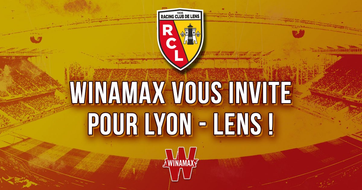 WinamaxSport's tweet photo. 🎁 2 places en tribunes pour Lyon - @RCLens sont à gagner (samedi 30/10 à 21h00) ! 

⚽ Pour participer, RT + Follow @WinamaxSport tout en précisant votre pseudo Winamax.

⏰ Tirage au sort ce vendredi 17h ! https://t.co/fFbIv3BE1g