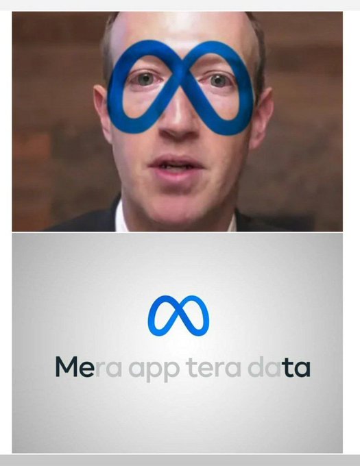 im_omdeep99's tweet photo. META=Mera app tera Data 🤣😂💯 https://t.co/2WEiv73p3b