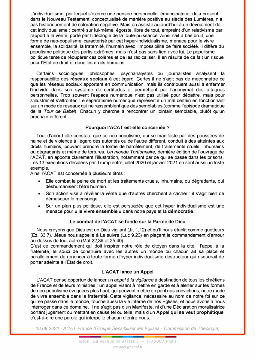 eglise_medias's tweet photo. Le Conseil d'Eglises Chrétiennes en France #CECEF appelle au vivre-ensemble https://t.co/4eSZsmkXW6