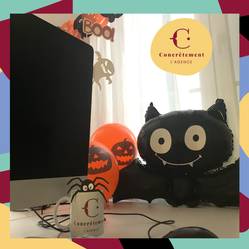 concretement_'s tweet photo. Agence // Trick or Treat

Aujourd'hui, Halloween s'invite à l'Agence 🎃

Sorcières, citrouilles et chauves-souris sont de la partie pour préparer ensemble des projets terriblement créatifs. 

#agencedecom #agenceconseil #concretementlagence #digital #halloween #trickortreat2021 https://t.co/uSPOs7t6kY