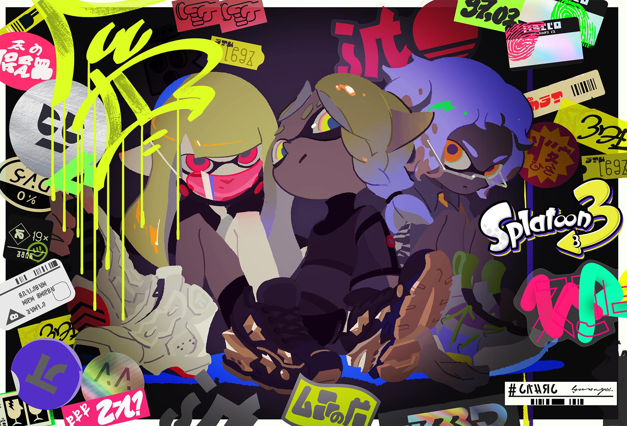 Splatoon 3 Halloween artwork