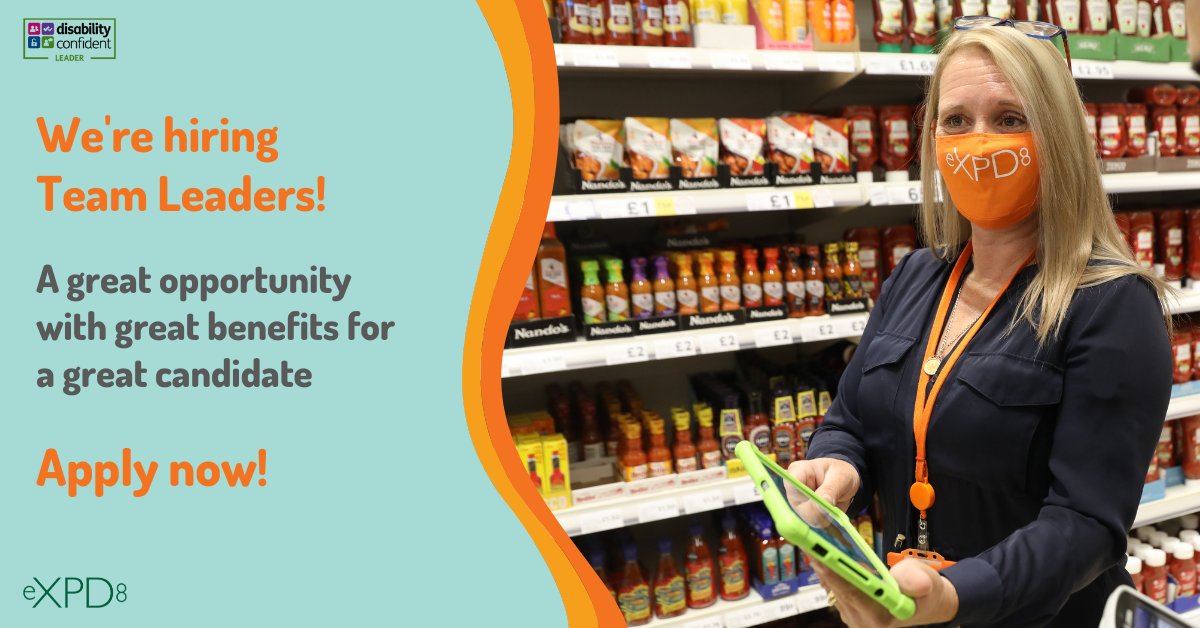 eXPD8_fm's tweet photo. Love #retail? Experienced #merchandiser? #teamleader #roles are available! We’ll provide #training. eXPD8 is the leading field merchandising company in the #UK. 👀Looking for a #job that gives the freedom to #work around your #lifestyle, get in touch today https://t.co/z8fPy5KPSy https://t.co/5LciM9CgpS