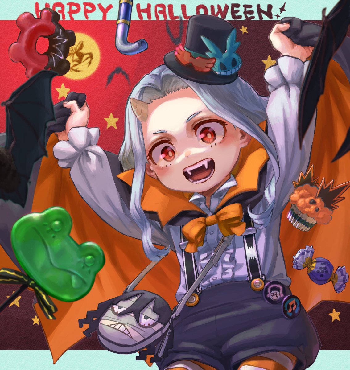 「ヒロアカ ラクガキ
ハロウィン
ドラキュラエリちゃん

#ヒロアカ
#僕のヒーロ」|四方山 与太話のイラスト