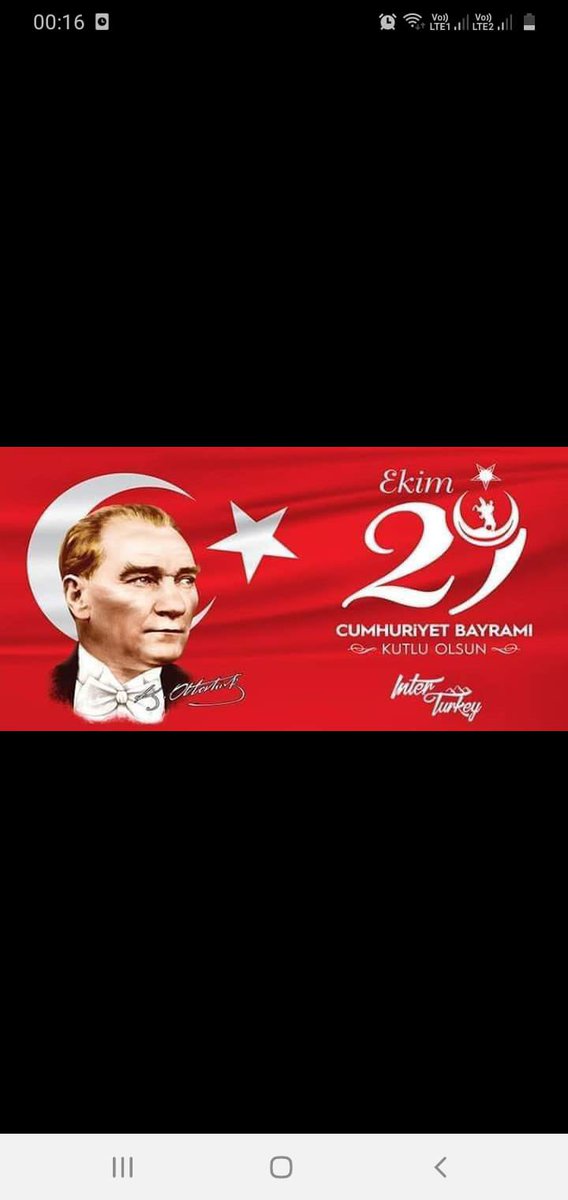interturkeytr's tweet photo. #29Ekim “Ekim güzeldir; hele ki 29Ekim
Başta Cumhuriyetimizin kurucusu Gazi Mustafa Kemal Atatürk olmak üzere bütün aziz gazilerimizi ve şehitlerimizi saygı,rahmet ve minnetle anıyoruz.
Cumhuriyetimizin 98. yıldönümü kutlu olsun!🇹🇷
#YaşasınCumhuriyet
#InterTurkey
#Gezginburada https://t.co/Eisal518Li