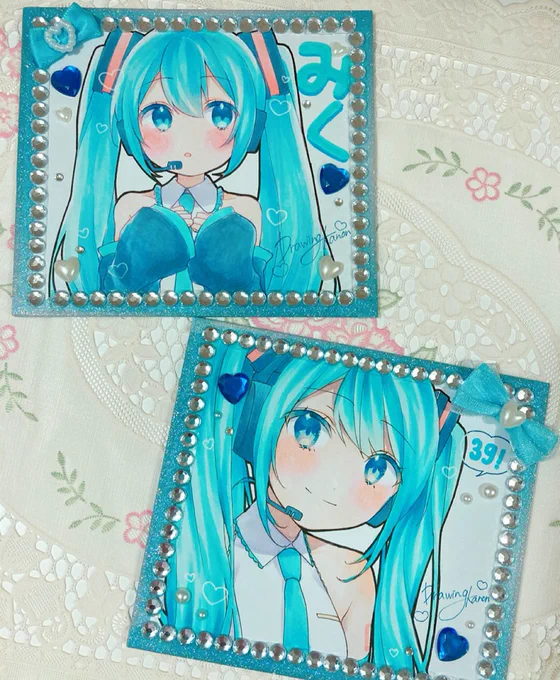 デコ色紙 