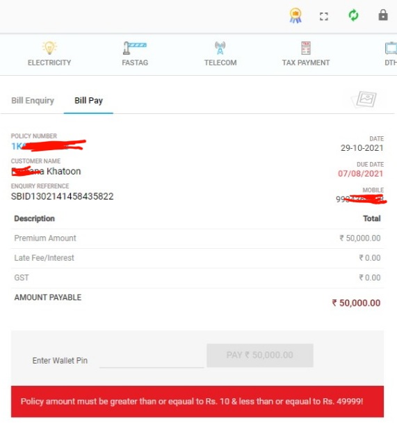 mahtoakumar's tweet photo. @dintya15 @CSCegov_ @SBILife क्या CSC VLE इसी लायक है कि ₹49999 तक का कार्य कर सके अगर एसा है तो इस पर सुधार करने की जरूरत है मैंने अपने पोर्टल में पैसा जोड़ दिया है महोदय बतलाए अब वालेट के पैसा को कहा उपयोग करे.? कस्टमर को क्या बोले कि हमसे नहीं हो पायेगा.? https://t.co/DH1jmNLmFO